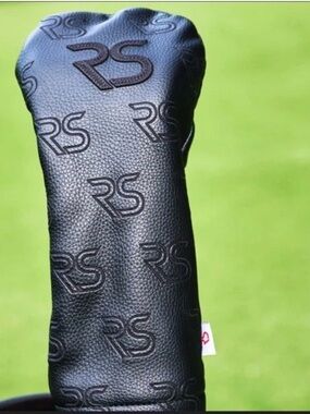 Youtubes very own Rick Shields RS Embossed Black Leather Golf Driver Headcover